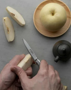 Global Urteknive Og Grøntsagsknive|Japanske Knive > GSF-15 Skrællekniv 8 cm, Smedet Stål