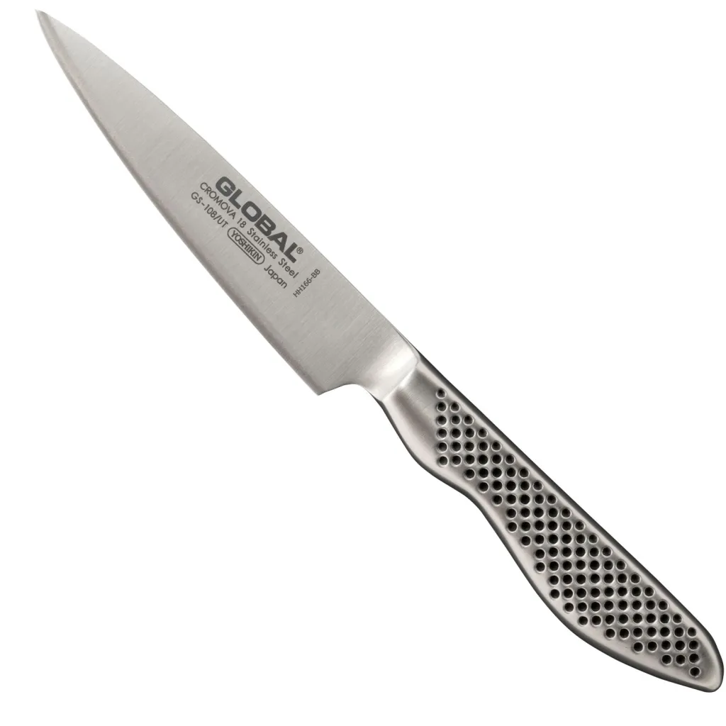 Global Japanske Knive|Universalkniv > GS-108/UT Universalkniv 11,5 cm, Stål