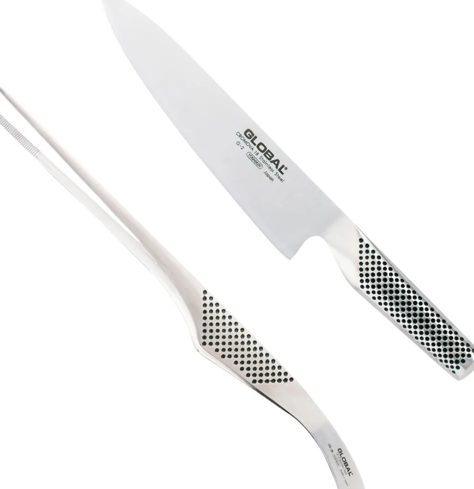 Global Knivsæt 2 Dele G-2, GS-28, Stål