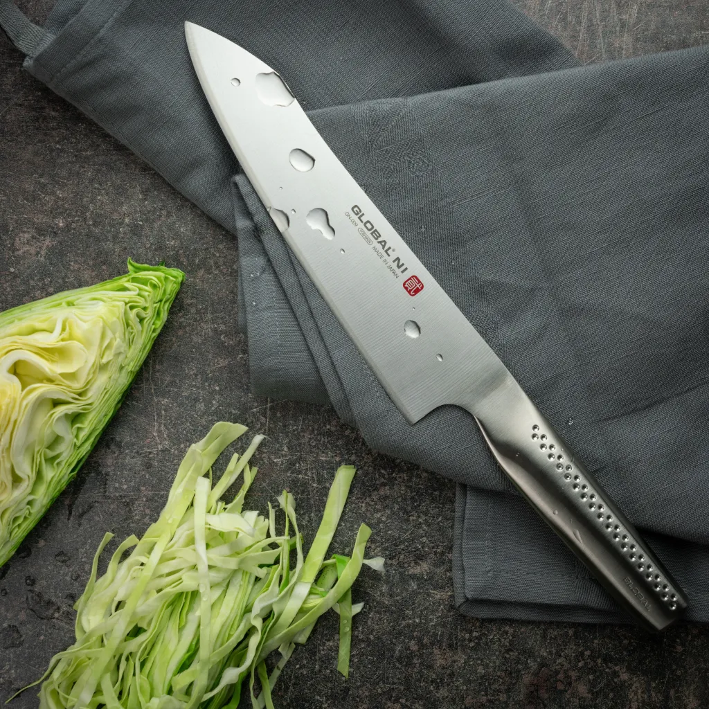 Best NI GN-009 Kokkekniv Oriental 20 cm, Stål Kokkeknive|Japanske Knive