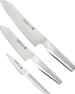 Outlet NI Knivsæt 3 Dele GN-009, GNM-07, GNFS-01, Stål Japanske Knive