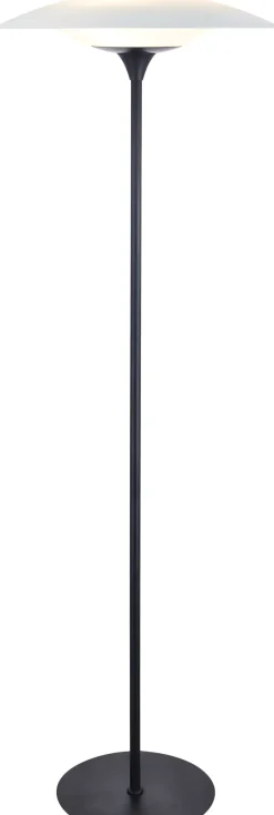 Halo Design Gulvlamper > Baroni Gulvlampe H150 cm, Opal/Sort