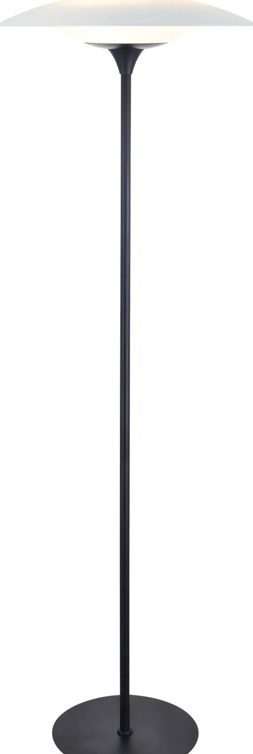 Halo Design Gulvlamper > Baroni Gulvlampe H150 cm, Opal/Sort