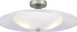 Halo Design Lamper Til Kontoret|Lamper Til Soveværelset > Baroni Loftlampe Ø46 cm, Opal/Alu
