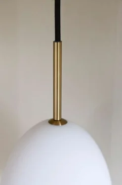 Halo Design Lamper Til Kontoret|Lamper Til Køkkenet > Bodø Pendel , Opal/Messing
