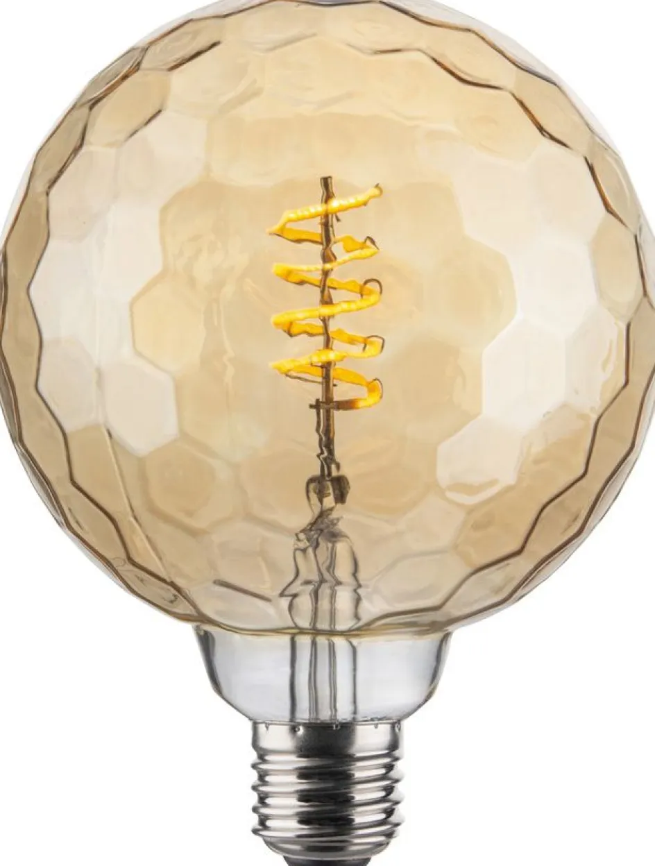 Outlet Halo Design Colors Geo Pære LED E27 2,5W 3 Step 16,5 cm, Amber
