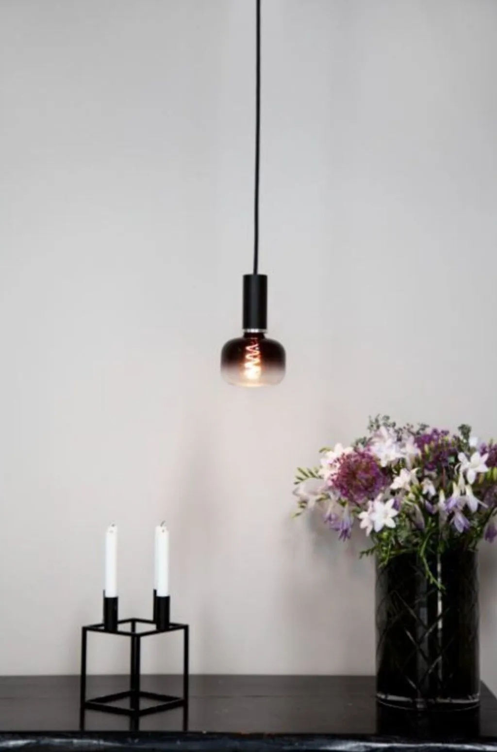 Colors Oval Pære LED E27 4W Dæmpbar, Smoke E27 Led-Pærer|Dekorationspærer
