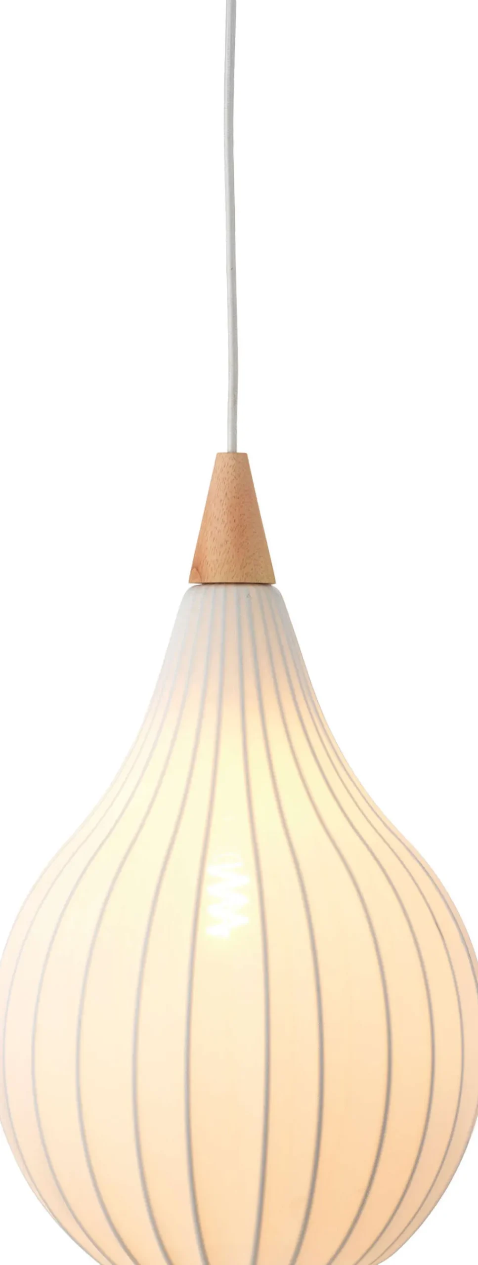 Halo Design Lamper Til Kontoret|Lamper Til Køkkenet > Drops Textile Pendel ?30 cm, Hvid