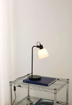 Hot Glow Bordlampe H43 cm, Sort/Opal Lamper Til Kontoret|Lamper Til Soveværelset