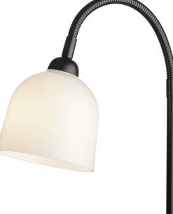 Glow Gulvlampe H130 cm, Sort/Opal Gulvlamper
