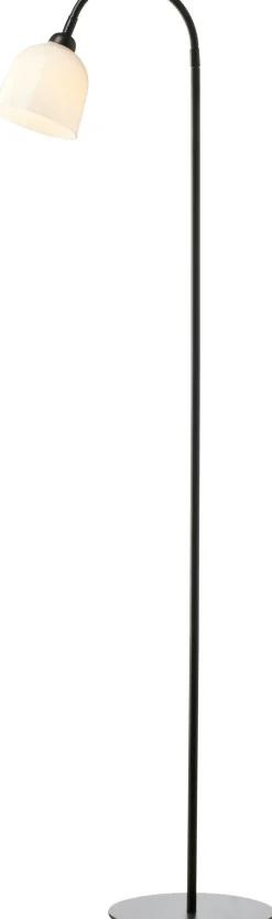 Glow Gulvlampe H130 cm, Sort/Opal Gulvlamper