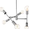 Halo Design Lamper Til Kontoret|Lamper Til Køkkenet > Halo Lysekrone Ø50 cm, Sort