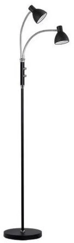 Halo Design Gulvlamper > Hudson Gulvlampe 2 Arme H120 cm, Sort