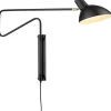 Halo Design Lamper Til Soveværelset|Lamper Til Køkkenet > Metropole Deluxe Væglampe H36 cm, Sort