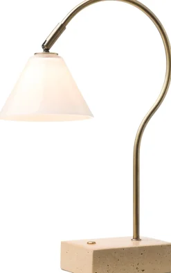 Halo Design Question Trådløs Bordlampe LED H31 cm, Antique/Opal