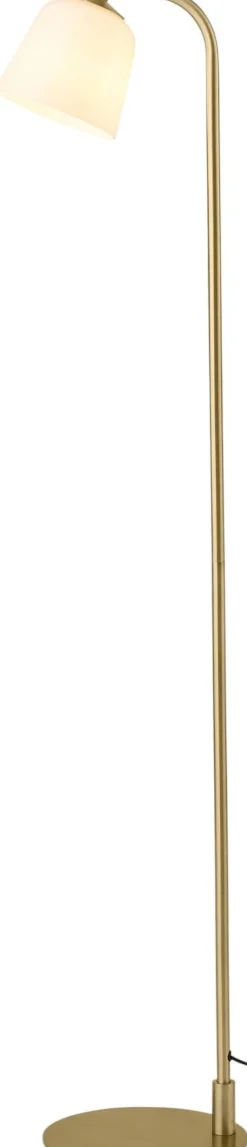 Sale Room 49 Gulvlampe H135 cm, Opal/Antik Gulvlamper