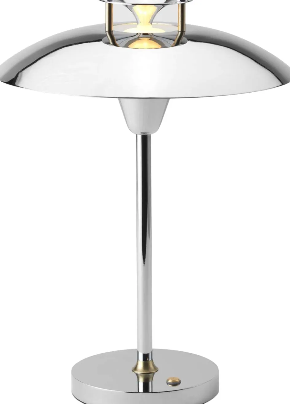 Outlet Halo Design Stepp 1-2-3 Trådløs Bordlampe LED H28 cm, Krom
