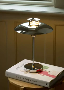 Outlet Halo Design Stepp 1-2-3 Trådløs Bordlampe LED H28 cm, Krom