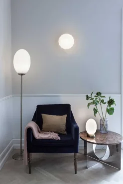 Hot Halo Design Twist Plafond ?25 cm, Opal/Messing
