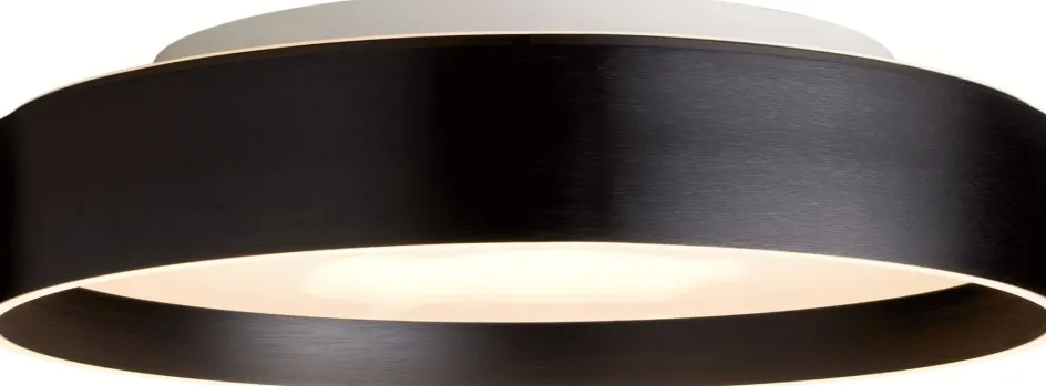 Best Halo Design Universal Plafond LED ?50 cm, Mat Sort