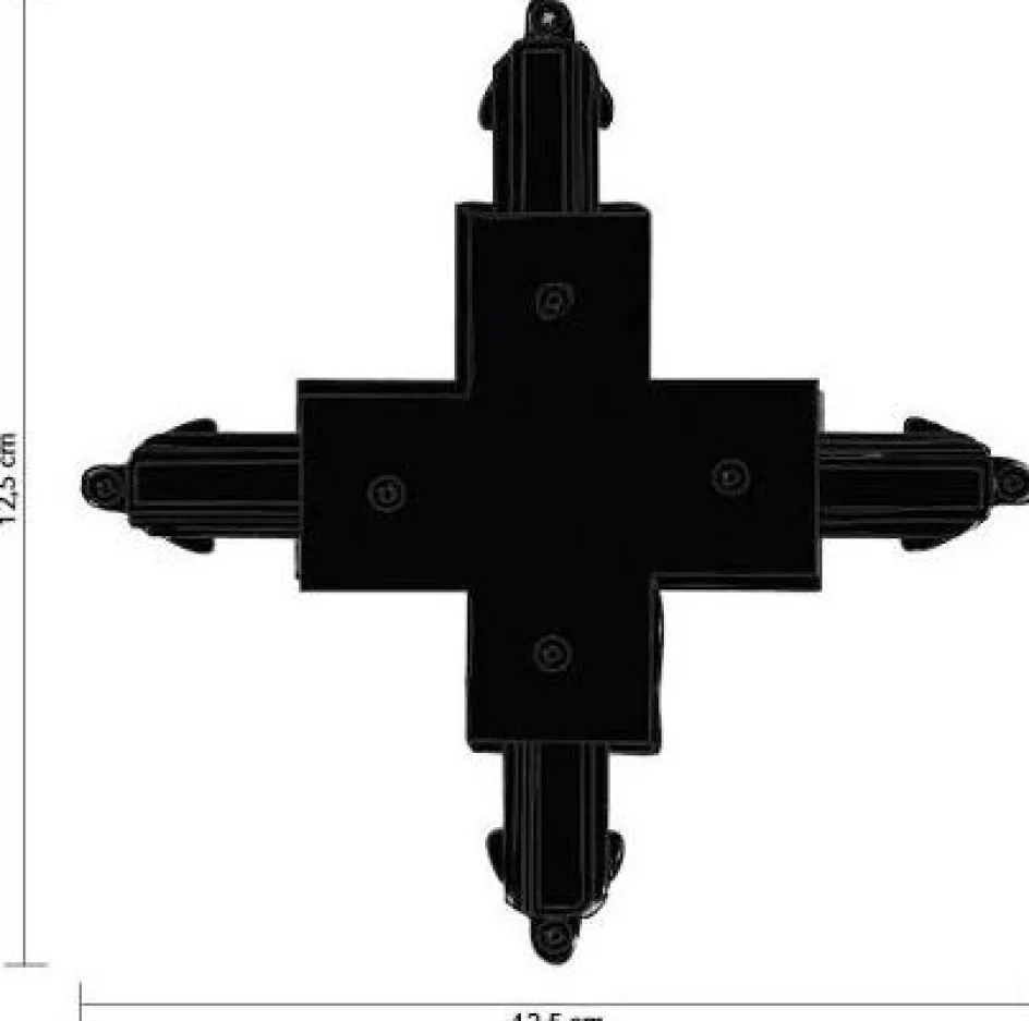 Halo Design X-stykke, Sort