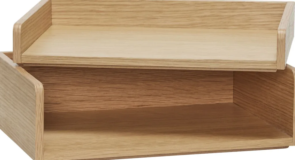 Discount Afour Bakke 33 cm, Natur Småopbevaring Og Organisering|Kontor