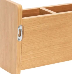 AtHand Organiser 18x48 cm, Egetræsfiner Småopbevaring Og Organisering|Kontor