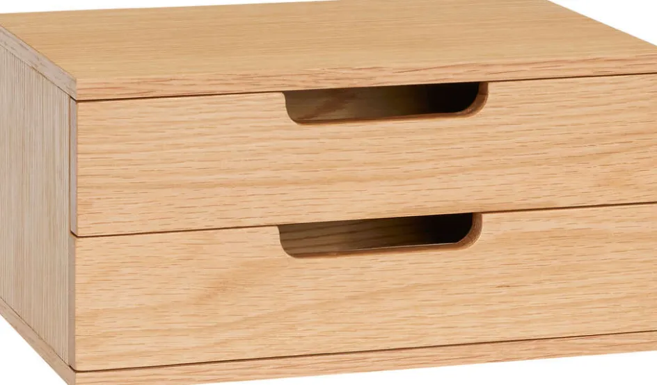 Hübsch AtHand Væghylde/Sengebord 30 cm, Egetræsfiner