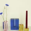Hübsch Stue|Vaser > Block Vase H16 cm, Blå