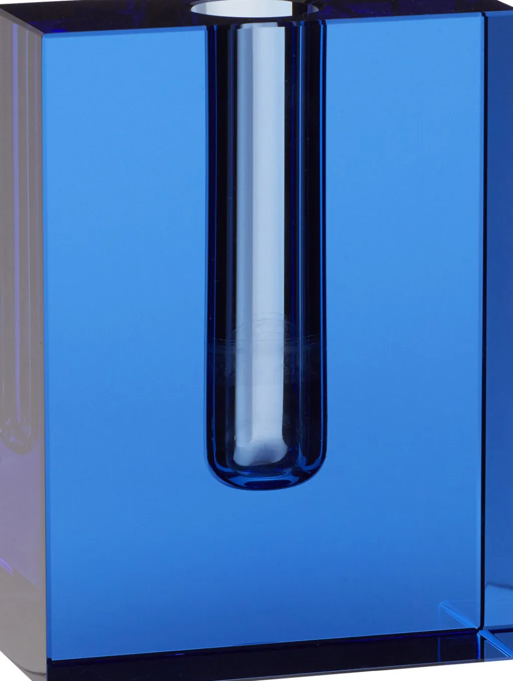 Hübsch Stue|Vaser > Block Vase H16 cm, Blå