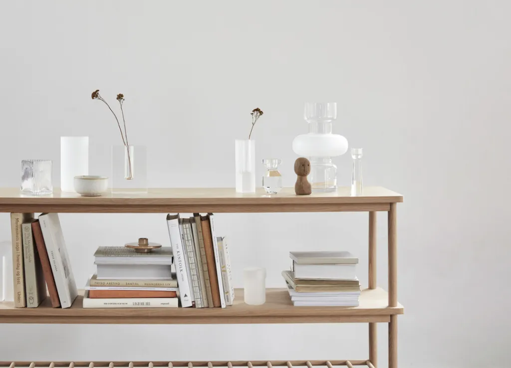 New Block Vase H18 cm, Frosted Stue|Vaser