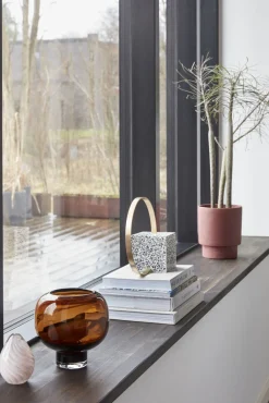 New Byron Bogstøtte H26 cm, Terrazzo/Messing Stue|Bogstøtter