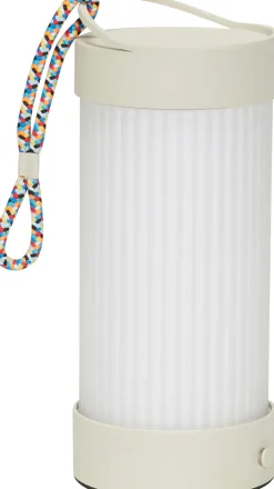 Best Hübsch Camp Trådløs Bordlampe H21 cm, Flerfarvet/Sand/Hvid
