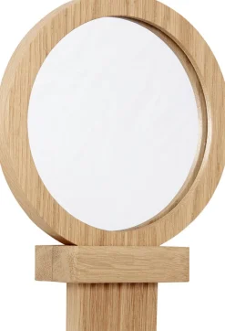Clearance Comb Håndspejl 21 cm, Eg Spejle