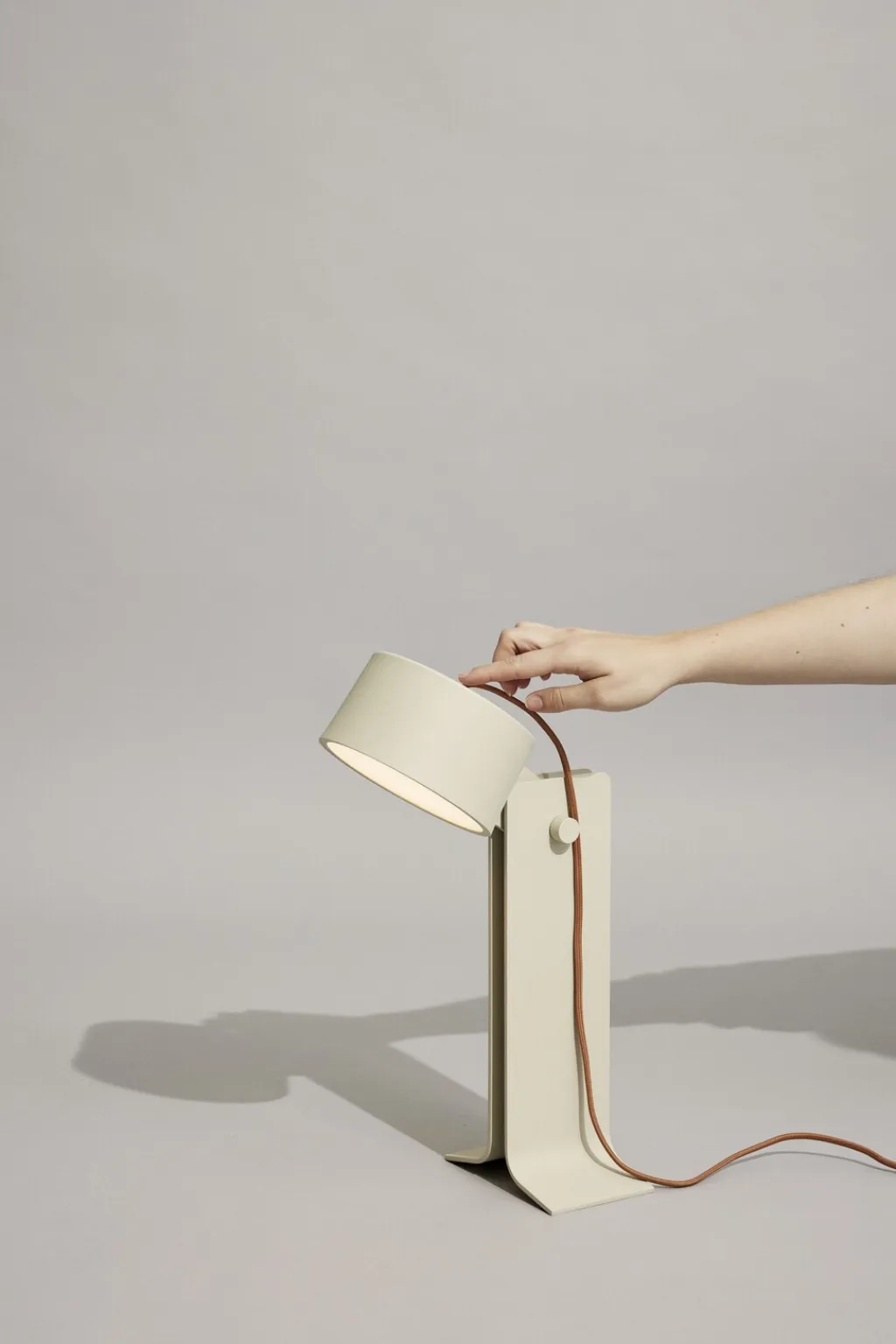 New Crea Bordlampe H32 cm, Sand/Orange Lamper Til Kontoret|Lamper Til Soveværelset