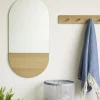 Hübsch Entre|Spejle > Crescent Vægspejl H100 cm, Eg