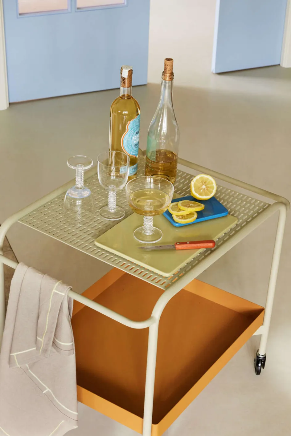 Best Hübsch Easypeasy Viskestykke 60x80 cm, Sand/Gul