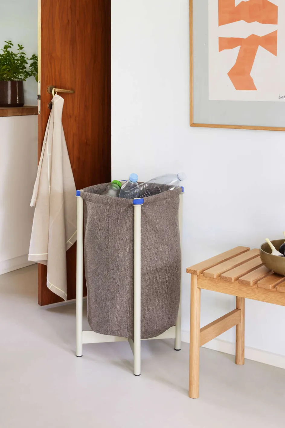 Best Hübsch Easypeasy Viskestykke 60x80 cm, Sand/Gul