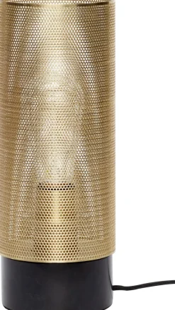 Hübsch Lamper Til Kontoret|Lamper Til Soveværelset > Edge Bordlampe H31 cm, Messing/Sort