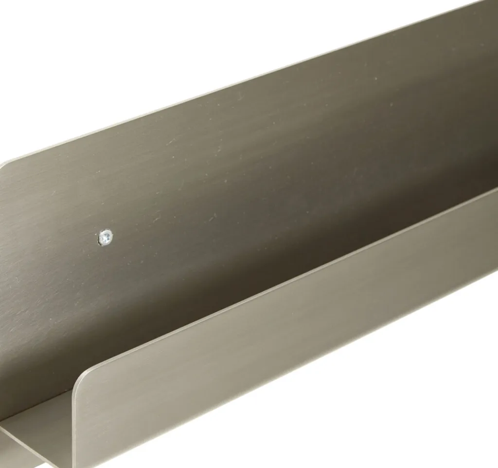 Clearance Fold Billedhylde 50 cm, Nikkel Hylder