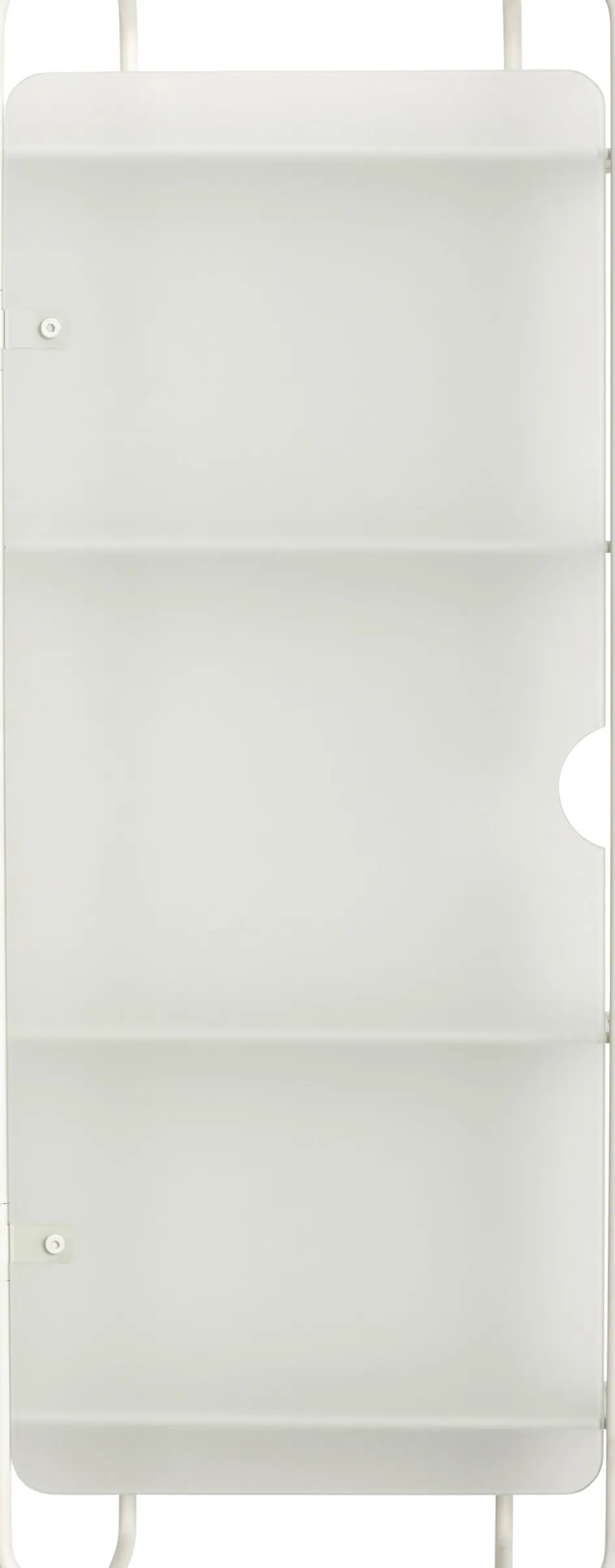 New Hübsch Form Væghylde H106 cm, Hvid