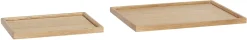 Outlet Frame Bakker 2 stk, Eg Serveringsbakker|Stue