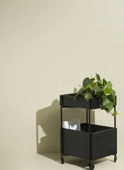 Hübsch Borde > Fresh Rullebord H68 cm, Sort