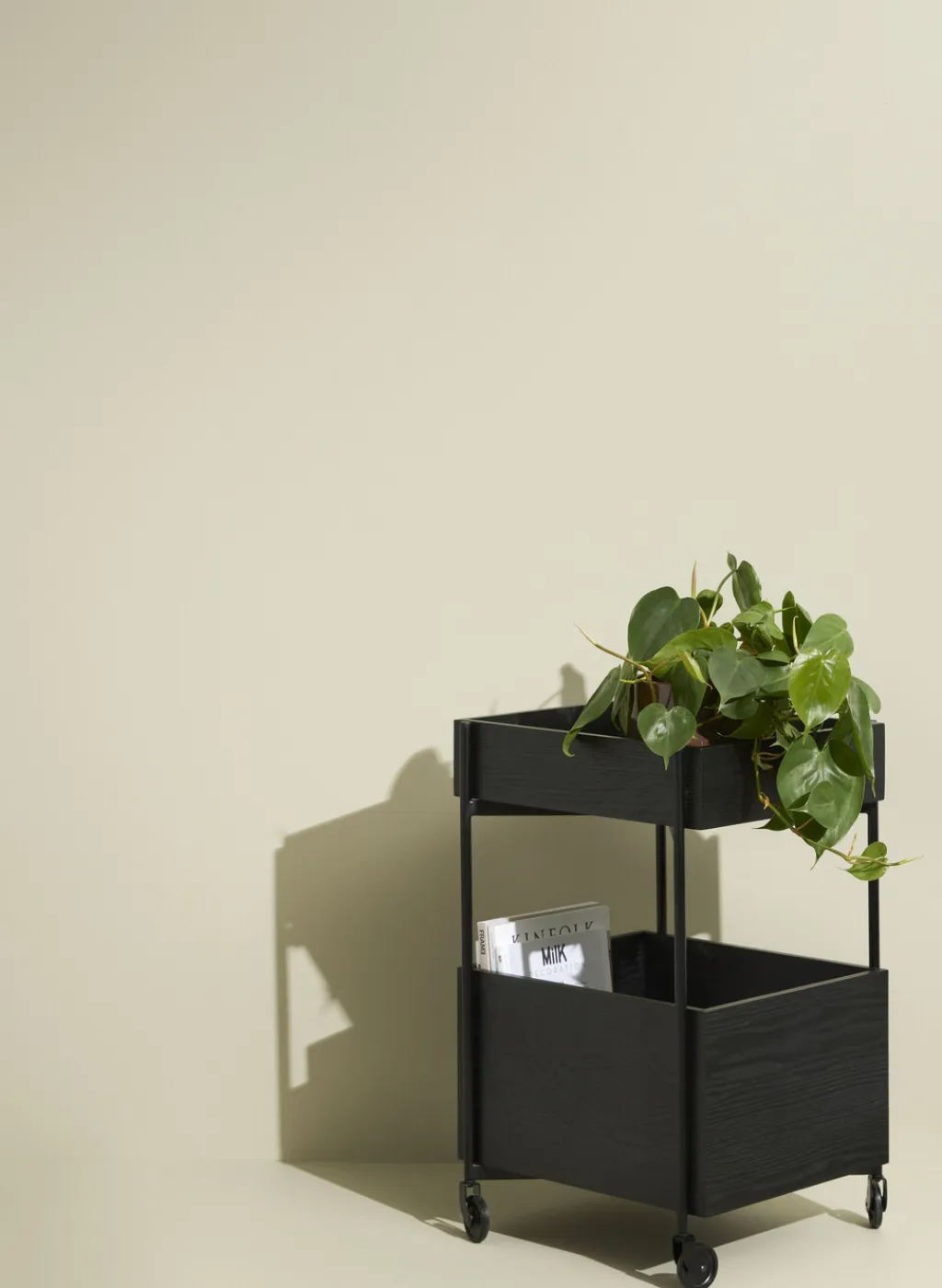 Hübsch Borde > Fresh Rullebord H68 cm, Sort