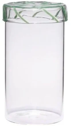 Heir Opbevaringsglas H20 cm, Grøn Opbevaring Til Køkkenet|Opbevaringskrukker Og -Glas