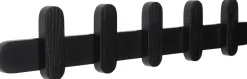 Hübsch Merry Knagerække 80 cm, Sort