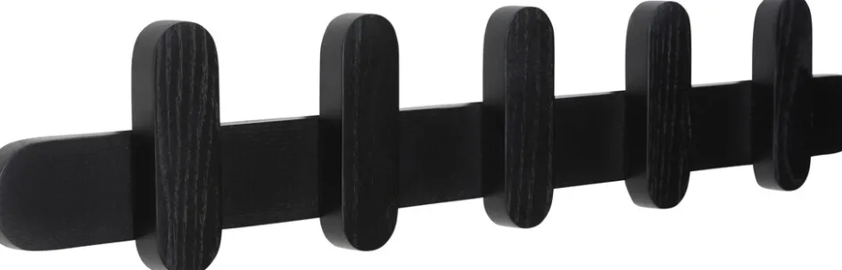 Hübsch Merry Knagerække 80 cm, Sort