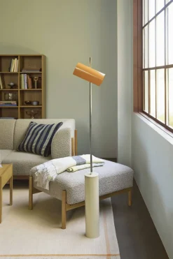 Discount Hübsch Morph Pude 60x60 cm, Lyseblå