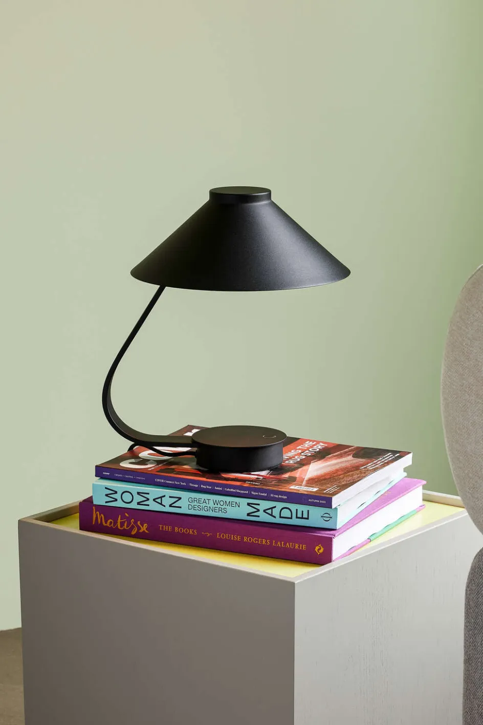 Hübsch Muri Bordlampe H31 cm, Sort