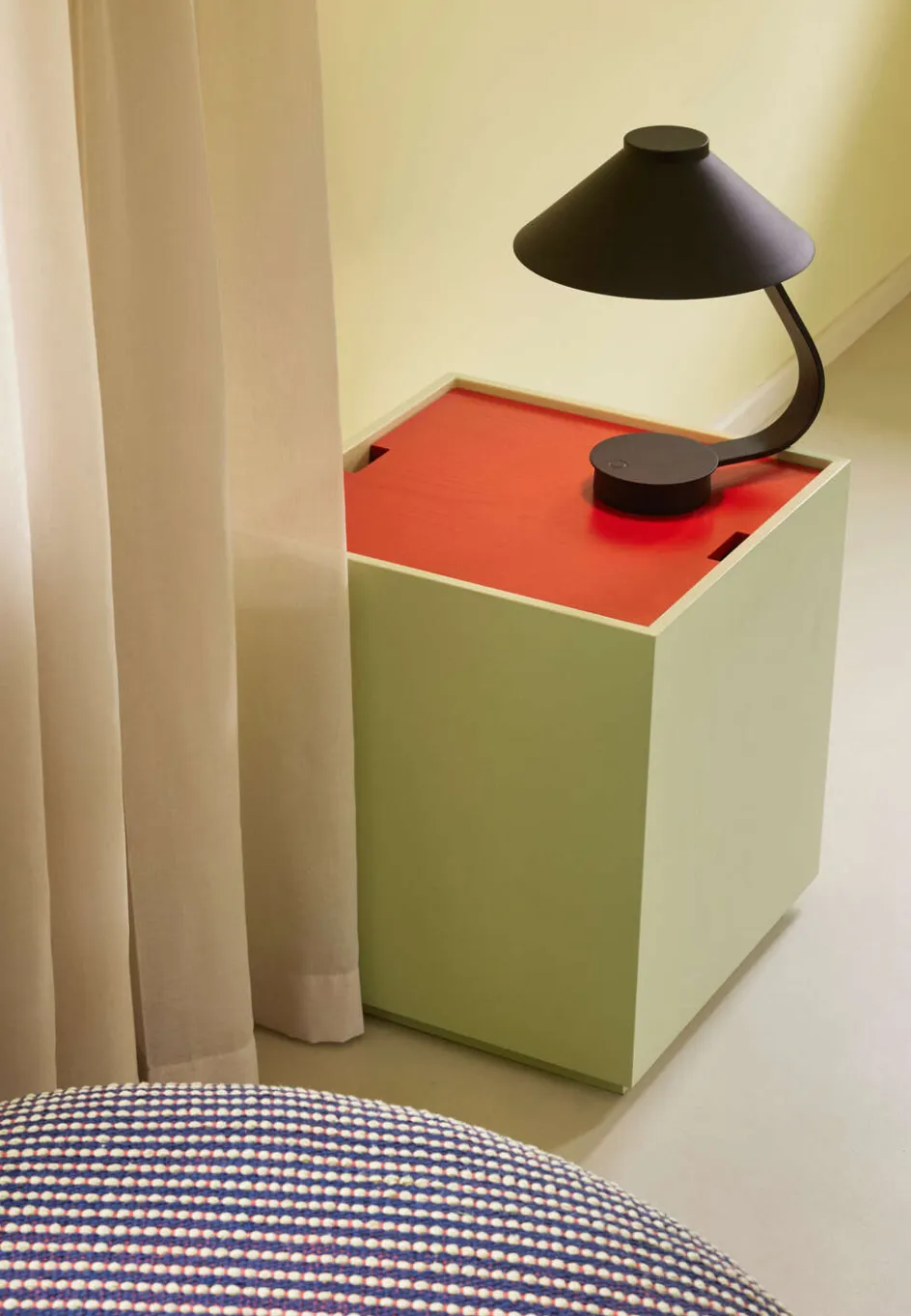 Hübsch Muri Bordlampe H31 cm, Sort